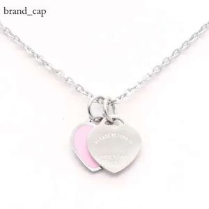 tiffanyjewelry necklace jewelry Designer gold necklace heart necklace luxury jewelry designer necklace Rose Gold Valentine Day gift jewelry fast girls Gift c08