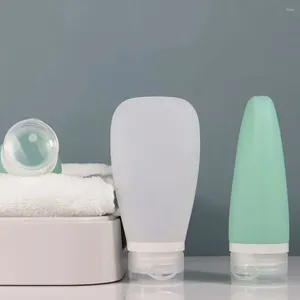 Dispensador de sabão líquido 1pc Silicone Home Travel Set Set Facial Cleanser