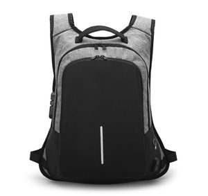 Mochila de laptop de 156 polegadas sem chave TSA Anti -Roubo Men Backpack Travel Backpack Back Bag Bagpack5957689