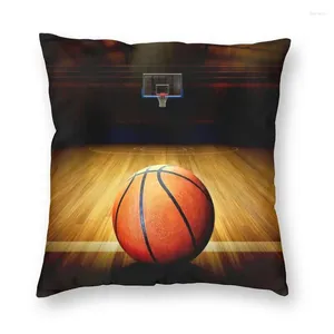 Caso de basquete personalizado de travesseiro decoração de casa 3D Prints Print Sport Player Top para sofá