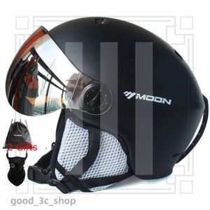 Caschi da sci Moon Helmet da sci mou con occhiali da sci da sci di alta qualità a maglia