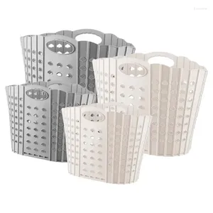 Laundry Bags Foldable Basket With Handle For Room Washing Machine Bedroom College Portable Space Saving Clothes