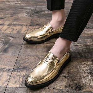 Dress Shoes Mens Lather Leather Dress Shoes Mens Loafers Moccasins For Men Formal Fashion Casual Slip On Man Shoe Office Male b mal