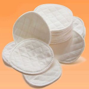 Almofadas de mama 12 Alvas de mama absorventes de alta qualidade para gestantes com cuidados de mama anti-fluxo laváveis e reutilizáveis D240516