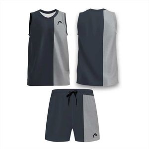 Męskie dresy męskie męskie letnie projektowanie dwuosobowe tenis i badminton bez rękawów