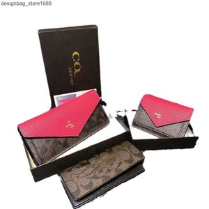 Designer Brand 2024 Womens Long Wallet with Multiple Card Positions Money Card Bag Zero Wallet Fashionable and Versatile Handheld Bag with Gift BoxYVJD