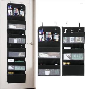 Storage Boxes Door Hanging Organizer 6-Shelf Closet Cabinet Bag Large Capacity Shelves Drawers For Kitchen Bathroom
