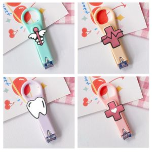 Medical (2) Nail clippers are practical, beautiful, exquisite, cute, mini, portable, creative cartoon nail clippers. Ins style creative folding manicure tools