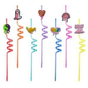 Bere STS Lacrime della terra a tema Crazy Cartoon per Sea Party Favors Kids Pool Birthday Plastic ST con Decoration Girls Reusibile Otxge