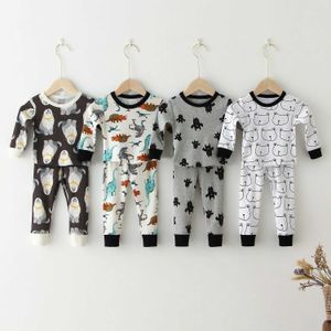 Pigiami baby pigiama set di cotone ragazzo pigiama childrens d240517