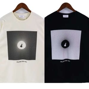 Rhude t shirt designer mens kvinnor man tshirts kläder grafiska tees mönster toppar sommar kort ärm tshirt hip hop books graffiti tryck l s rhudes