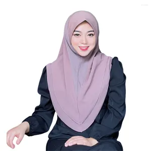 Ubranie etniczne Malezja Władza głowa chifonowe czapki turban ramadan dla kobiet muzułmańskie instant hidżab jeden kawałek szaliki amira szalik