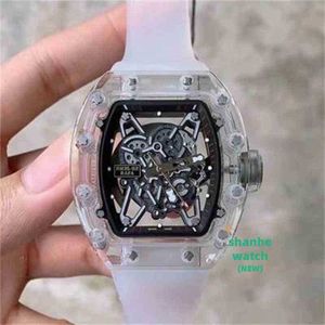 RM Watch Date Luxury Mens Mechanics Watches Wristwatch Business Leisure RM3502 Helautomatisk mekanisk kristallfodral