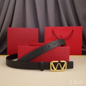 Fashionable Classic Belt Men and Women Designer Belt Genuine Leather Belt Double sided Cowhide Gold Buckle Belt