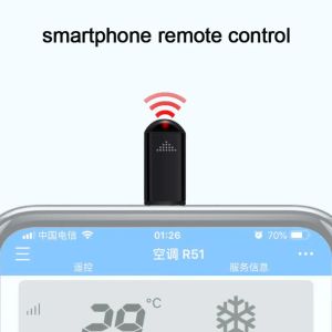 スマートフォンリモートコントロールIRブラスタータイプC USB for Lightin Universal Smart Infraredアプリコントロールアダプター用エアコン用