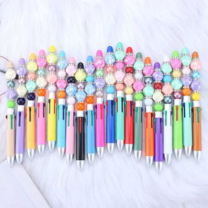 Diy Creative Busin Four Color Bead Pen Mini Metal Ball Multi Color Jewelry Cute Style