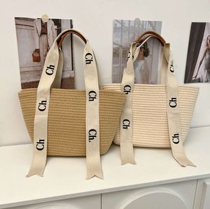 Tasche Bag Designer Damen Handtasche Luxus Set gestickt Einkaufsbasis Gras gewebtes Gemüsekorb