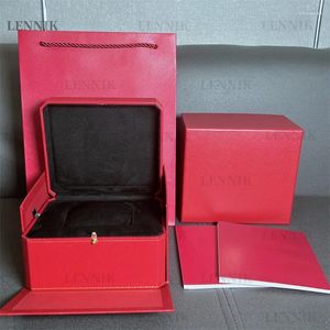 Watch Boxes Mechanical Quartz Box Jewelry Velvet Portable Travel Red Bag With Multi-color Personalized Free Customization LENNIK Style