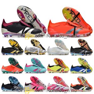 Gift Bag Mens High Ankle Football Boots Accuracies Elites FG Firm Ground Cleats Accuracies.1 Tongued Soccer Shoes Leather Tops Outdoor Trainers Botas De Futbol