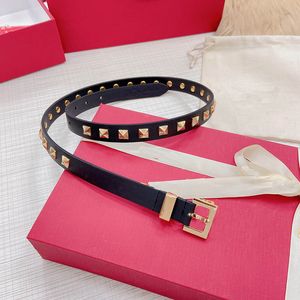 women belt designer belt fashion belt women designer belt Classic Solid Color Belt Vintage Pin Needle Buckle Beltss 2 Colors Width 2.0 Cm