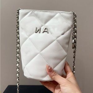 10A Fashion Designers Clutch Min Bucket Luxurys Women Bag Real Mini Bags Shoulder Bag Handbags Messenger Chain Bag Flap Bag Leather Lad Vall