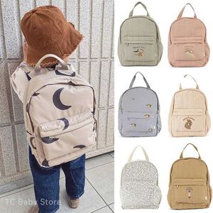 Backpacks KS Baby Backpack 2022 Childrens Boys and Girls School Bag Kindergarten Bag Brand Parent Childrens Cherry Lemon Childrens Backpack Wholesale d240516