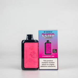 最新のTastefog Echo 12000パフ、使い捨ての蒸気2％16ML 650MAHエアフローコントロールバッテリーと燃料レベルディスプレイ12000電子タバコ12影響