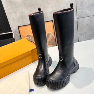 Boots Designer Boots Top Women's Boots Black Platfor