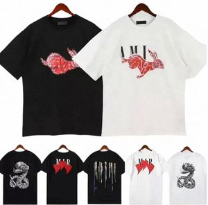 Мужская футболка дизайнер Tshirt Limited EdiTi пары Tees Street Wear Summer Fi Brand Рубашка Spl-Iink Print Print Casual Shape Shape Cre A1pd##