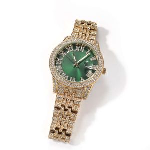 2024 Iced Out Baby Kids Pink Women Bling Watch With Purple Dial Bling Bling Hip Hop Watches