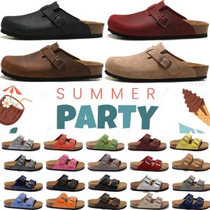 2024 Slides Slides Sandals Women Men Men Sliders Slippers Classic Summer Black Gray Beach Shoes