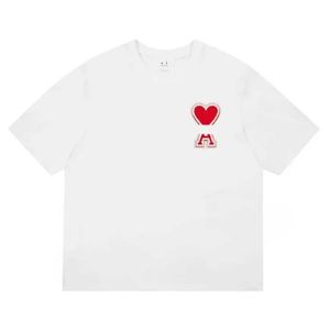 TシャツメンズとレディースTシャツ夏のファッションブランドカジュアルルーズトレンディトレンディ高品質のコットンハート印刷豪華な衣類サイズS-4XLL2405