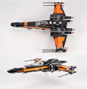 レピン05004宇宙船シリーズPOE039S XWINGファイタービルディングブロック717pc