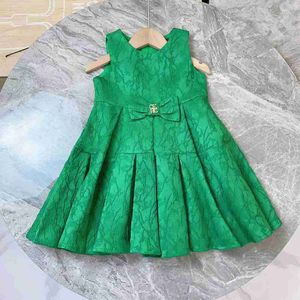 Girl's Dresses Luxury Summer Fashion New Design Sleeveless Tank Top Dress Girls Birthday Party Dress Childrens Clothing WX