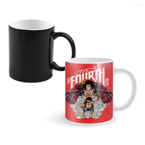 Кружки дизайн аниме Luffy Creativity Crown Color Mug Mug Coffee Cufe Cup Breakforge Friend Pired Gist Gift