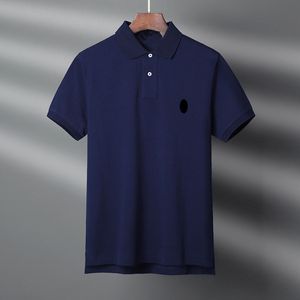 lapel mens shirt with short polo Designer Summer sleeve polos casual tee business Hip Hop clothing XS-2XL Top 823