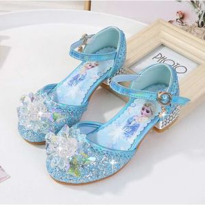 Princesa de salto alto Party Summer New Girls Sandals Baby Children's Girl Girl Crystal Shoes L2405 L2405