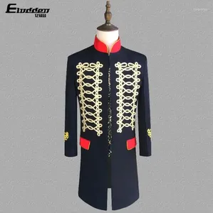 Men's Suits Court Costume Personality Clothes Men Designs Homme Terno Stage Singers Jacket Blazer Dance Star Style Dress Punk