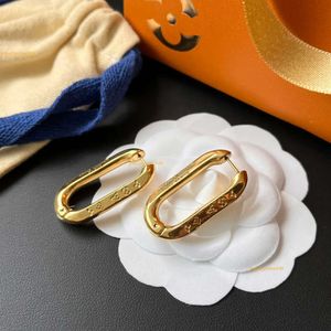 Women Stud Earrings Designer Premium Gold Diamond Earring for Hoop Earring Luxury Hoops Brand Letter Design Dangle Small Size Mini Fashion Jewelry with