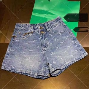 Женские шорты дизайнерские летние новые джинсовые джинсы с высокой джинсовой джинсы Жаккард Шорты SMLXLXXL3XL 994Y