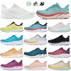 Cliftoon 9 8 löparskor hs boondi 8 Kvinnor Mens Low Top Mesh Trainers Triple White Black Free People Ooon Cloud Cyclamen Sweet Lilac Sports Sneakers Storlek 36-45