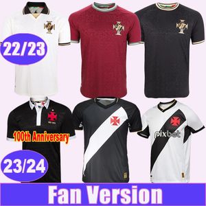 23 24 Vasco da Gama Mens Soccer Maglie Raniel Juninho Getulio G. PEC 22 23 Portiere in trasferta Centesimo di camicie da calcio 100 ° anniversario