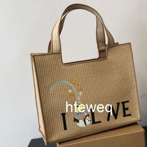 Woven Tote Bag fashion womens shoulder handbag classic brand lady crossbody bags mens totes Lafite Grass Series handbags