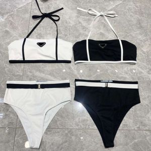Donne che fanno il bagno designer Bikini Swimsuit Summer Triangle Applique Sexy Open Surnit Swim Trunks Due pezzi Set