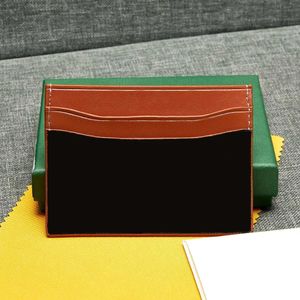 Portafogli in pelle di progettazione Porta Wormetti di lusso Mini portafogli colorano vera carta in pelle vera moneta per borseggia