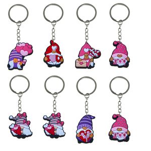 Andra modetillbehör Valentines Day Keychain Nyckelkedja för ryggsäck Handväska och bilpresent Keyring Men Cool Keychains Ryggsäckar S otvoi