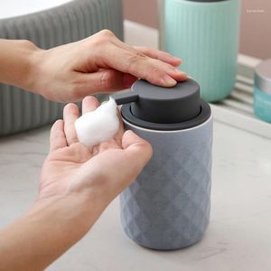 Liquid Soap Dispenser Nordic Ceramic Lotion Bottle Hand Sanitizer Bubble Bathroom Shower Gel Portable For Home Or El