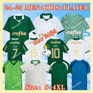 24 25 Palmeiras DUDU Soccer Jerseys 2024 Home green BRENO LOPES RONY G.GOMEZ Football Shirts Away D.Barbosa LUCAS LIMA G.MENINO MINA G.VERON kids kit football xxxl 4xl 3rd