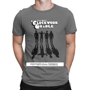 Męskie koszulki A Clockwork Orange Shadows Tshirts Men Mechanics Mechanic