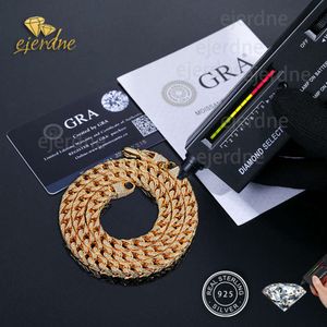 Designer herausgefahren Moissanite Chain Armband Männer Frauen D VVS Diamond 6mm Hip Hop Party Schmuck Bangle mit GRA -Zertifikat
